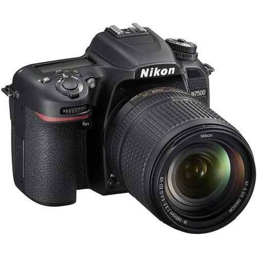  Nikon D7500 20.9MP DSLR Camera with AF-S DX NIKKOR 18-140mm f/3.5-5.6G ED VR Lens, Black