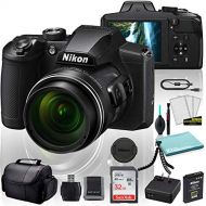Nikon COOLPIX B600 Digital Camera (Black) (26528) + SanDisk 32GB Ultra Memory Card + Memory Card Wallet + Deluxe Soft Bag + 12 Inch Flexible Tripod + Deluxe Cleaning Set + USB Card