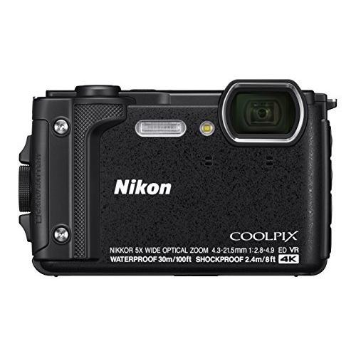  Nikon W300 Waterproof Underwater Digital Camera with TFT LCD, 3, Black (26523)