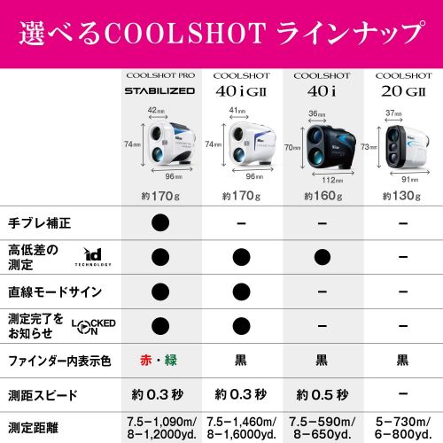  Nikon portable laser rangefinder COOLSHOT 40i LCS40I