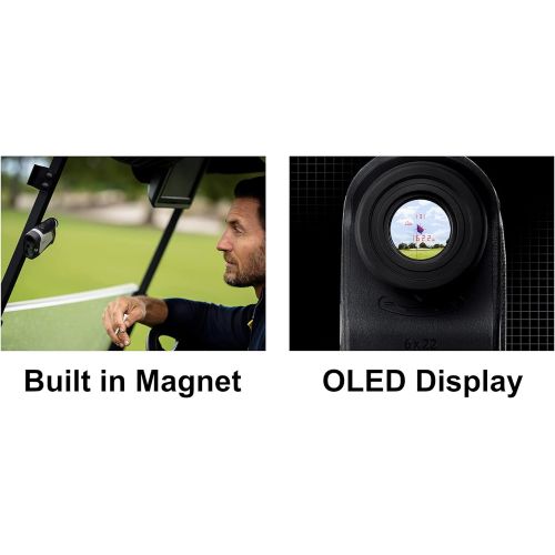  Nikon COOLSHOT 50i Golf Rangefinder Magnetic Mount Bundle with 3 CR2 Batteries and a Lens Cloth