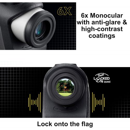  Nikon COOLSHOT 50i Golf Rangefinder Magnetic Mount Bundle with 3 CR2 Batteries and a Lens Cloth