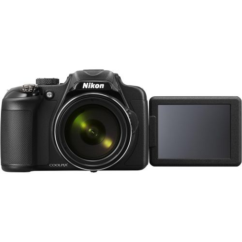  Nikon COOLPIX P600 16.1 MP Wi-Fi CMOS Digital Camera with 60x Zoom NIKKOR Lens and Full HD 1080p Video (Black) (Discontinued by Manufacturer)