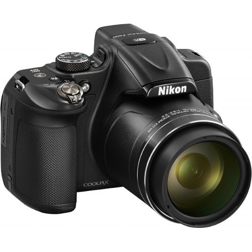  Nikon COOLPIX P600 16.1 MP Wi-Fi CMOS Digital Camera with 60x Zoom NIKKOR Lens and Full HD 1080p Video (Black) (Discontinued by Manufacturer)