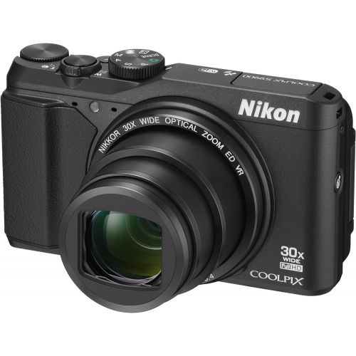  Nikon COOLPIX S9900 Digital Camera with 30x Optical Zoom and Built-In Wi-Fi (Black)