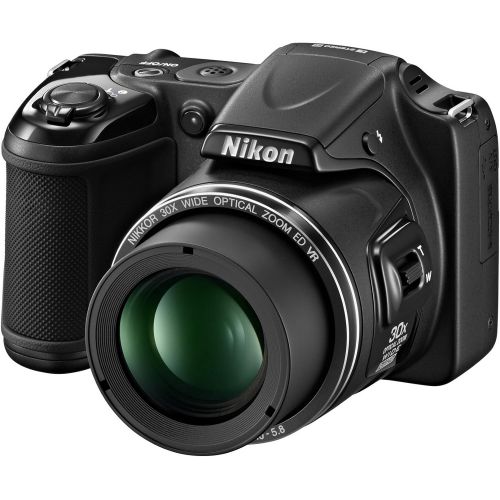  Nikon COOLPIX L820 16 MP CMOS Digital Camera with 30x Zoom Lens and Full HD 1080p Video (Black) (OLD MODEL)