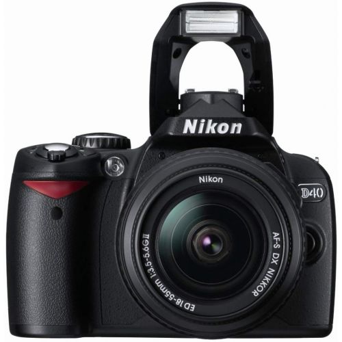  Nikon D40 6.1MP Digital SLR Camera Kit with 18-55mm f/3.5-5.6G ED II Auto Focus-S DX Zoom-Nikkor Lens