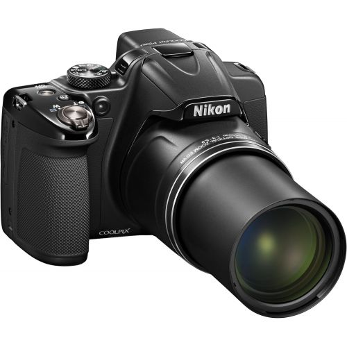  Nikon COOLPIX P530 16.1 MP CMOS Digital Camera with 42x Zoom NIKKOR Lens and Full HD 1080p Video (Black)