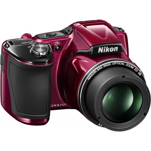  Nikon COOLPIX L830 16 MP CMOS Digital Camera with 34x Zoom NIKKOR Lens and Full 1080p HD Video