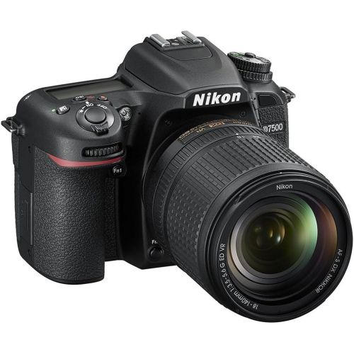  Nikon D7500 20.9MP DX-Format Digital SLR Camera + AF-S 18-140mm ED VR Lens + 64GB Deluxe Accessory Bundle