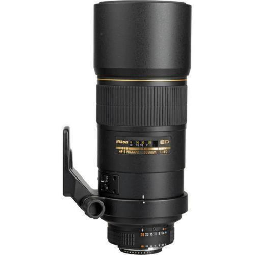  Nikon AF-S FX NIKKOR F/4D IF-ED 300mm Fixed Zoom Lens with Auto Focus for Nikon DSLR Cameras