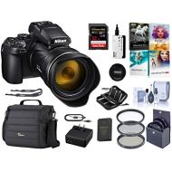 Nikon COOLPIX P1000 Digital Point & Shoot Camera -Bundle with Camera Case, 32GB SDHC Card, 77mm Filter Kit, Cleaning Kit, Card Reader, Memory Wallet, PC Software Package