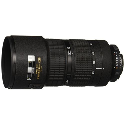  Nikon AF FX NIKKOR 80-200mm f/2.8D ED Zoom Lens with Auto Focus for Nikon DSLR Cameras