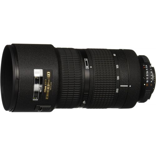  Nikon AF FX NIKKOR 80-200mm f/2.8D ED Zoom Lens with Auto Focus for Nikon DSLR Cameras