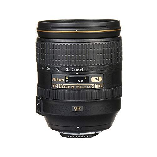  Nikon AF-S FX NIKKOR 24-120mm f/4G ED Vibration Reduction Zoom Lens with Auto Focus for Nikon DSLR Cameras