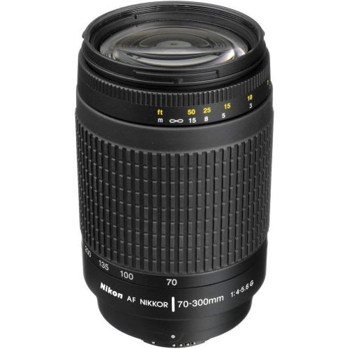  Nikon 70-300 mm f/4-5.6G Zoom Lens with Auto Focus for Nikon DSLR Cameras