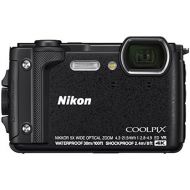 Nikon W300 Waterproof Underwater Digital Camera with TFT LCD, 3, Black (26523)
