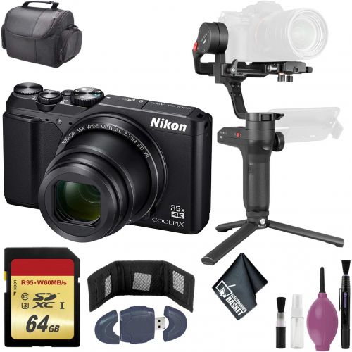  Zhiyun-Tech WEEBILL LAB Handheld Stabilizer - NIKON COOLPIX A Digital CAM Black International - 64GB Case