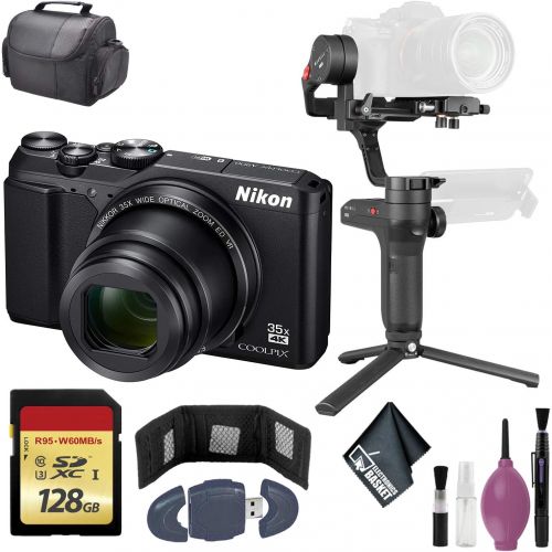  Zhiyun-Tech WEEBILL LAB Handheld Stabilizer - NIKON COOLPIX A Digital CAM Black International - 128GB Case