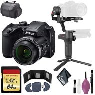 Zhiyun-Tech WEEBILL LAB Handheld Stabilizer - Nikon COOLPIX B500 Digital Camera (Black) International - 64GB Case