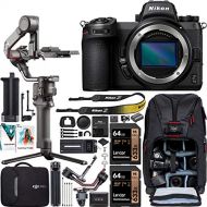 Nikon Z7II Mirrorless Camera Body FX-Format Full Frame 4K UHD Video 1653 Filmmakers Kit with DJI RS 2 Gimbal 3-Axis Handheld Stabilizer Bundle + Deco Photo Backpack + Software