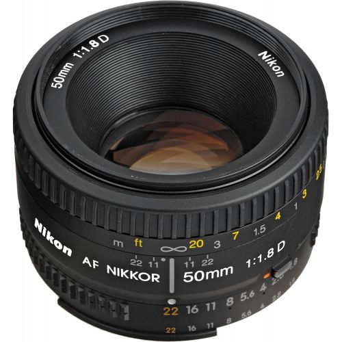  [아마존베스트]Nikon AF FX NIKKOR 50mm f/1.8D Lens for Nikon DSLR Cameras