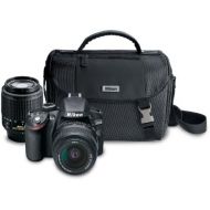 [아마존베스트]Nikon D3200 24.2 MP CMOS Digital SLR Camera with 18-55mm and 55-200mm Non-VR DX Zoom Lenses Bundle (discontinued by manufacturers)