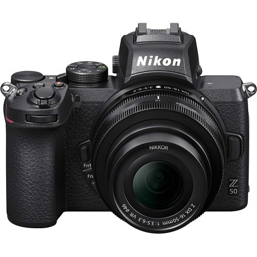  [아마존베스트]Nikon Z50 Compact Mirrorless Digital Camera with Flip Under Selfie/Vlogger LCD | 2 Zoom Lens Kit Includes: NIKKOR Z DX 16-50mm f/3.5-6.3 VR & NIKKOR Z DX 50-250mm F/4.5-6.3 VR