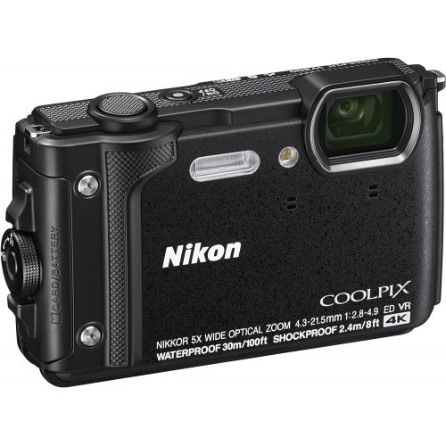  [아마존베스트]Nikon W300 Waterproof Underwater Digital Camera with TFT LCD, 3, Black (26523)