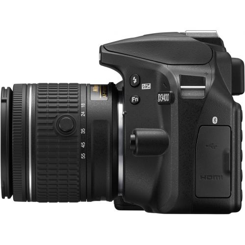  [아마존베스트]Nikon D3400 w/ AF-P DX NIKKOR 18-55mm f/3.5-5.6G VR (Black)