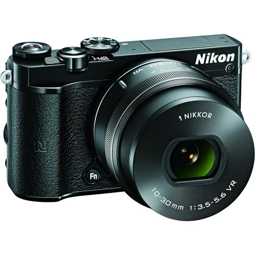  Nikon 1 J5 Mirrorless Digital Camera w 10-30mm PD-ZOOM Lens (Black)