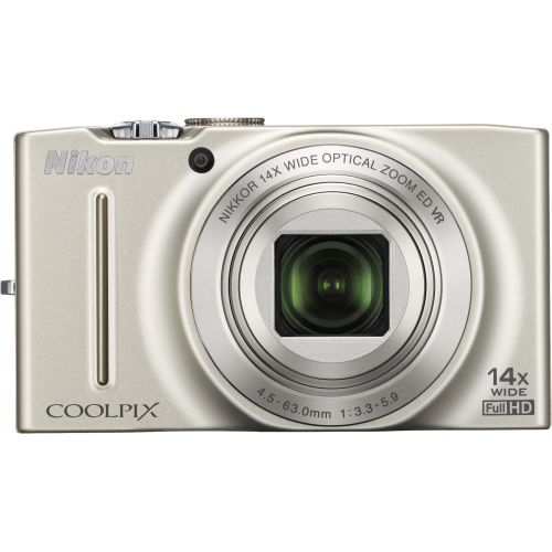  Nikon COOLPIX S8200 16.1 MP CMOS Digital Camera with 14x Optical Zoom NIKKOR ED Glass Lens and Full HD 1080p Video (Black) (Discontinued by Manufacturer)