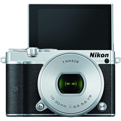  Nikon 1 J5 Mirrorless Digital Camera w 10-100mm Lens (White)