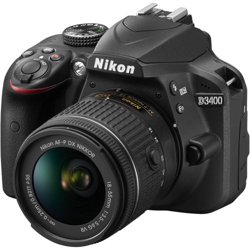  Nikon D3400 w AF-P DX NIKKOR 18-55mm f3.5-5.6G VR (Red)