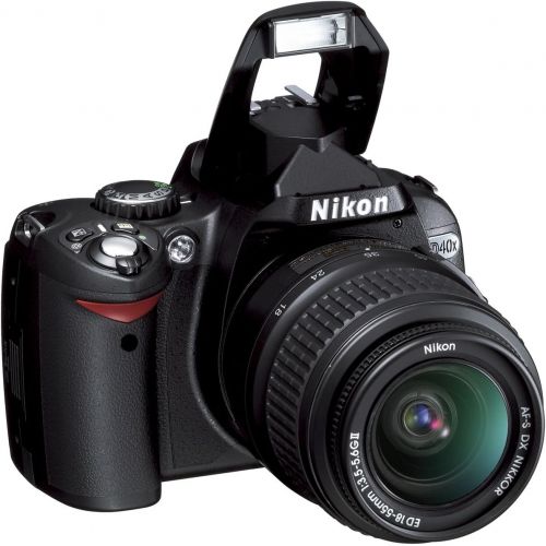  Nikon D40x 10.2MP Digital SLR Camera with 18-55mm f3.5-5.6G ED II AF-S DX Zoom-Nikkor Lens (OLD MODEL)