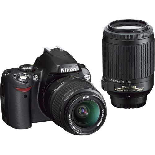  Nikon D40x 10.2MP Digital SLR Camera with 18-55mm f3.5-5.6G ED II AF-S DX Zoom-Nikkor Lens (OLD MODEL)