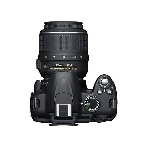  Nikon D3000 10.2MP Digital SLR Camera with 18-55mm f3.5-5.6G AF-S DX VR Nikkor Zoom Lens