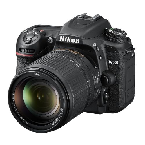  Nikon D7500 20.9MP DSLR Camera with AF-S DX NIKKOR 18-140mm f3.5-5.6G ED VR Lens, Black