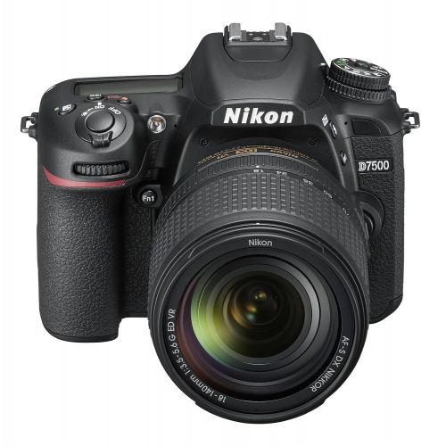  Nikon D7500 20.9MP DSLR Camera with AF-S DX NIKKOR 18-140mm f3.5-5.6G ED VR Lens, Black