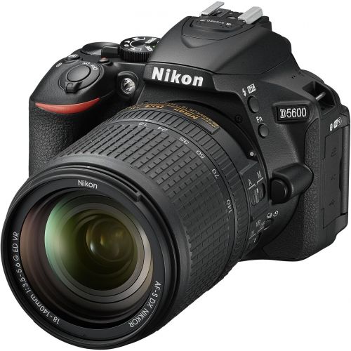  Nikon 1577 D5600 DX-Format Digital SLR with AF-S DX NIKKOR 18-140mm f3.5-5.6G ED VR Lens, Black