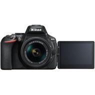 Nikon 1576 D5600 DX-Format Digital SLR with AF-P DX NIKKOR 18-55mm f3.5-5.6G VR Lens, Black