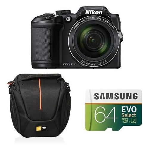  Nikon COOLPIX B500 Digital Camera (Black)