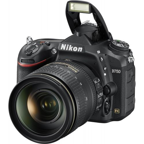  Nikon D750 FX-format Digital SLR Camera w 24-120mm f4G ED VR Auto Focus-S NIKKOR Lens