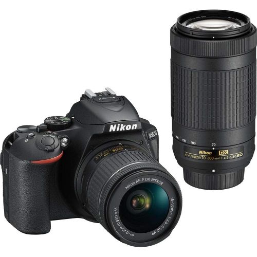  Nikon D5600 DSLR with 18-55mm f3.5-5.6G VR and 70-300mm f4.5-6.3G ED