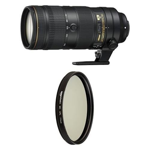  Nikon AF-S NIKKOR 70-200mm f2.8E FL ED VR with Circular Polarizer Lens - 77 mm