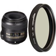 Nikon AF-S DX Micro-NIKKOR 40mm Close-up Lens with Circular Polarizer Lens - 52 mm