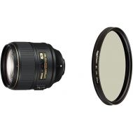 Nikon AF-S FX NIKKOR 105mm f1.4E ED Lens with Auto Focus for Nikon DSLR Cameras with UV filter