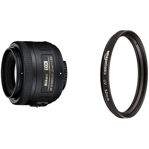  Nikon AF-S DX NIKKOR 35mm f1.8G Lens with Auto Focus with Camera Lens Protective Pouches - Water Resistant