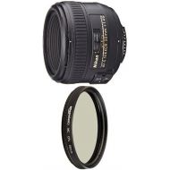 Nikon AF-S FX NIKKOR 50mm f1.4G Lens with Circular Polarizer Lens