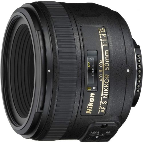  Nikon AF-S FX NIKKOR 50mm f1.4G Lens with Circular Polarizer Lens